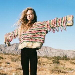 Urban Outfitters Kimchi Blue Multicolored Blanket Sweater — Size M